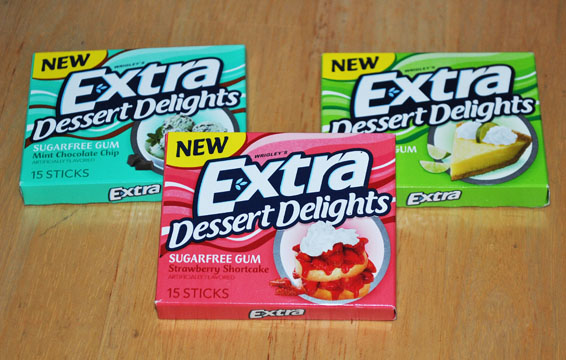 Their newest line of gum, Dessert Delights, is surprisingly satisfying with 